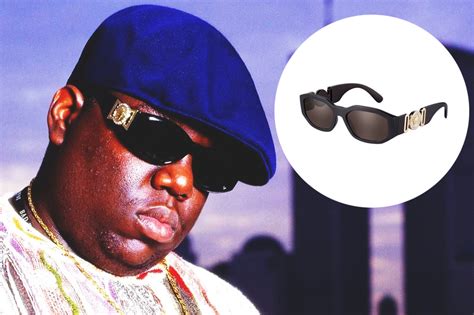 notorious big versace glasses model number|Versace irregular biggie sunglasses.